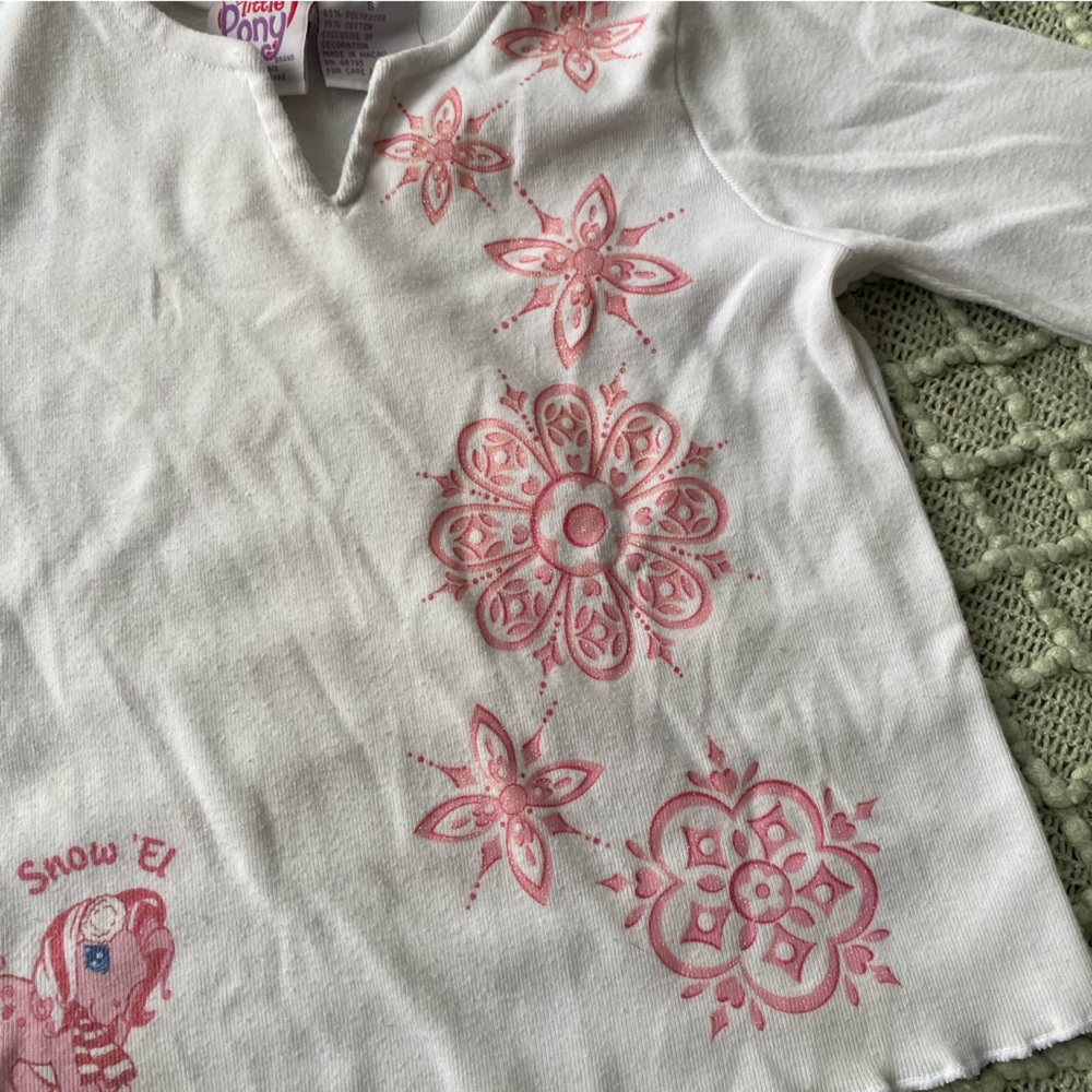 Vintage My Little Pony Size small white long sleeve Tshirt - Picture 4 of 10
